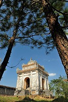 Asia, Vietnam, Hue  Tomb of Bao Dais mother Tu Cung  Designated a UNESCO World Heritage Site in 1993, Hue is honoured for its complex of historic monu...