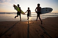 Surfers in Costa Rica, Central America