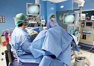 Prostate surgery, bipolar TURP (transurethral resection of the prostate), urology. Hospital Policlinica Gipuzkoa, San Sebastian, Donostia, Euskadi, Sp...