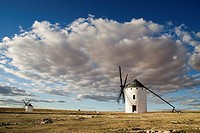 Windmills of Don Quixote de la Mancha. Spain
