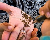 Henna tattoo  Morocco