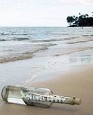 bottle washed ashore