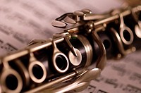 Close-up of clarinet