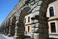 Roman aqueduct, Segovia. Castilla-Leon, Spain