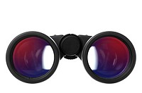 A pair of binoculars isolated on a white background