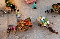 Street hawkers´ market, Medina, Oujda, Oriental region, Morocco