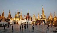 Myanmar, Burma, Yangon, Rangoon, Shwedagon Pagoda,