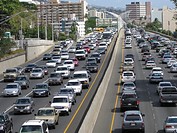 Traffic, Honolulu, Hawaii, USA
