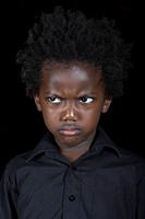 Portrait of African-American boy