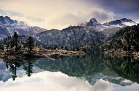Tort de la Peguera lake, National Park Aigüestortes i Estany de Sant Maurici, Lleida Spain