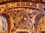 Burial place of 40 kings, queens and princes of Leon and Castile, with 12th century romanesque frescoes  Royal Pantheon  San Isidoro Basilica  León  S...