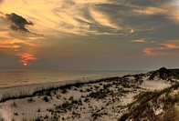 Sunset, St, Joseph´s State Park, Florida