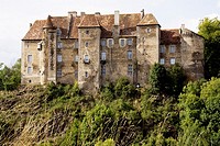 France, Limousin province, Departement of Creuse 23, Boussac   Castle of Boussac 15th century where the tapestry of La Licorne has been found by Prope...