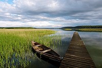 Wigry lake. Wigry National Park (Wigierski Park Narodowy). Suwalki region. Poland