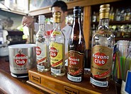 Cuba, Havana Vieja, rum in Paladar