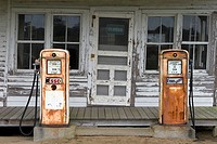 old gas station on the Outer Banks, in NC, USA
