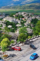 View of Gjirokastra in Albania