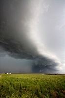 A soon to be tornadic supercell near Scottsbluff, Nebraska, June 7, 2010.