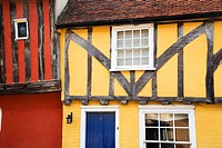 Colourful Half Timbered Buildings Nayland Suffolk England