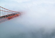 The Golden Gate Bridge in San Francisco in California, United States