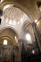 Interior detail of the Dome of the Cathedral of Salvador, Zamora, Castilla y Leon, Spain