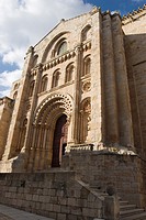 Bishop Door, Savior Cathedral, Zamora, Castilla y Leon, Spain