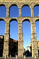 Roman aqueduct of Segovia  Segovia Spain