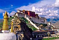 Potala Palace, Lhasa, Tibet  CHINA.