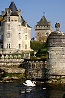 France, Poitou Charentes province, Charente Maritime, La Roche Courbon, Castle of La Roche Courbon with its special architecture, garden and park