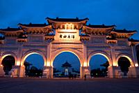 Asia, Taiwan, Taipei, Chiang Kai Shek memorial hall