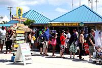 Tourists in Grand Cayman, Cayman Islands