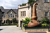Stills, Glen Grant Distillery, Rothes, Aberlour, Moray, Scotland, United Kingdom, Europe