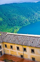 Building complex  Castel Gandolfo Lake, Italy