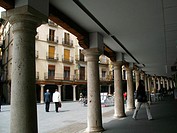 Arcade, Plaza del Torico, Teruel, Aragon, Spain
