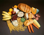 stock shot of foods which contain carbohydrate