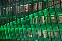 Unilever Building (architect: Behnisch Architekten), Hamburg, Germany.