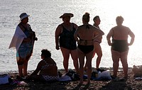 Israel  Eilat  A group of Russian women