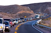 traffic jam, Arizona, USA