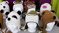 Mannequin heads with toques