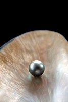 Lustrous grey pearl