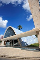 The Church of San Francisco de Assis in Pampulha built by architect Oscar Niemeyer  Belo Horizonte, Minas Gerais, Brazil