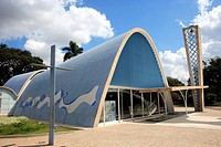 The Church of San Francisco de Assis in Pampulha built by architect Oscar Niemeyer  Belo Horizonte, Minas Gerais, Brazil