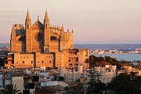 Cathedral of Santa Maria of Palma, Palma, Majorca,  Balearic Islands, Spain