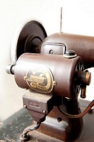 Antique domestic sewing machine