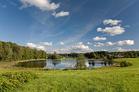 Lake Kaussjärv in Rõuge, Estonia