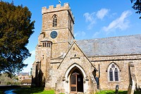 The Church of St Mary The Virgin at Powerstock Dorset England UK
