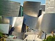 Walt Disney Concert Hall. Disney Hall was designed by architect Frank Gehry. Los Angeles, California