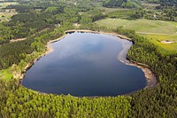 Aerial Photo of Lake, Estonia