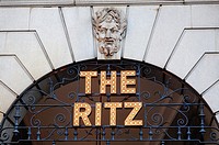 The Ritz hotel, Piccadilly, London, UK