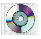 CD boxed on white background